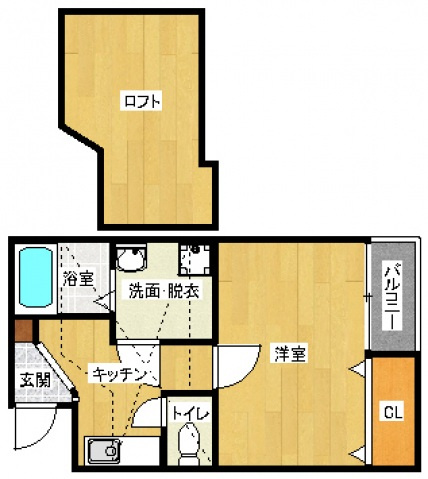 【間取り】 | コンフォートベネフィス鳥飼2