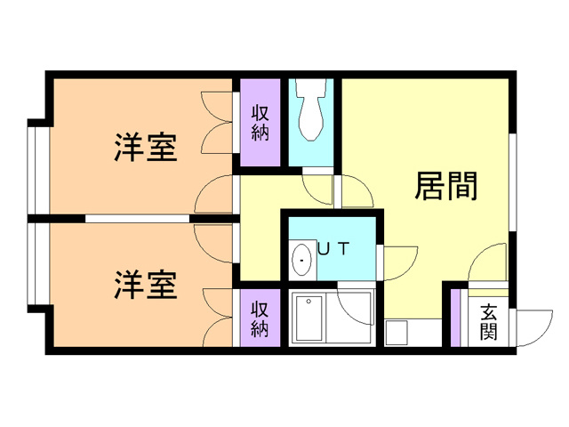 グローリー新生の間取り