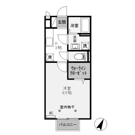 【間取り】 | モアクレストFⅡ