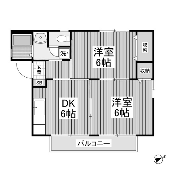 【間取り】 | ハイツヴァンティアンＣ