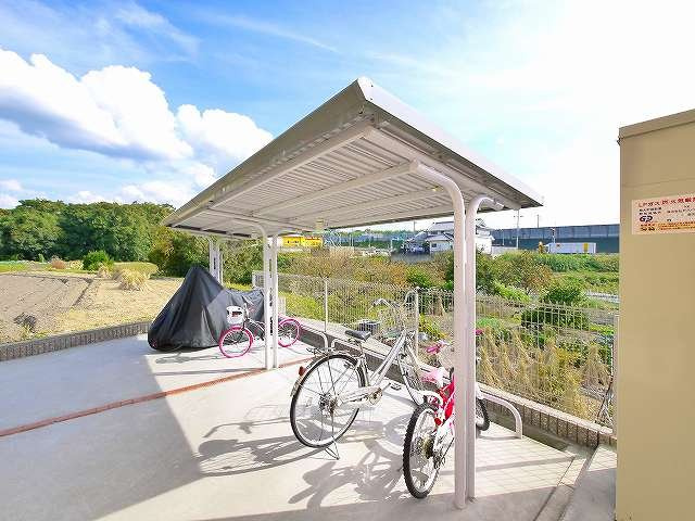カサブランカのその他共用部分|自転車置き場です。