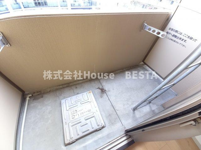 アスヴェル神戸元町海岸通のバルコニー