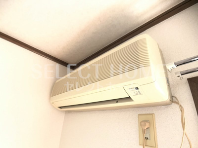 【設備】 | シャトレ城南A | エアコン付き