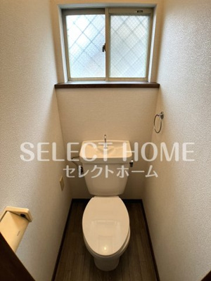 【トイレ】 | シャトレ城南A | 落ち着いたトイレです