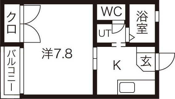 ラフィネ加賀野の間取り