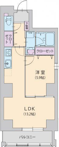 ルノンセンター南の間取り