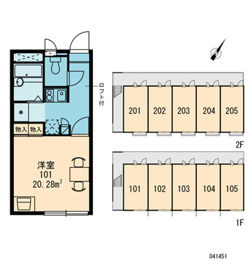 【区画図】 | アーバンコート東大沢
