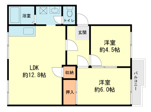 【間取り】 | アネックス那珂川