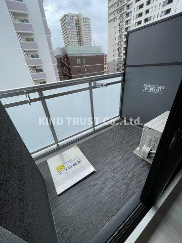 S-RESIDENCE大阪同心のバルコニー|お洗濯にも便利なバルコニー付き