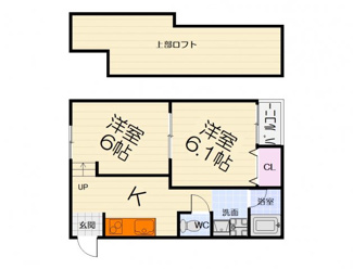 【間取り】 | グランピア富木駅前