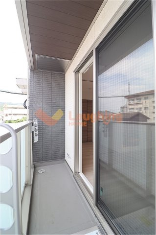 D-roomT.MⅡのバルコニー|陽当たり良好なバルコニーです