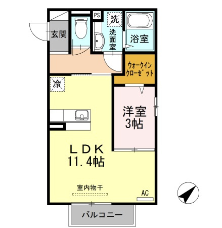 プログレスI　A棟の間取り