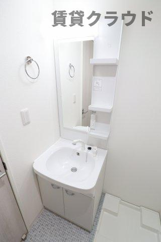 ミリアビタＮｏ．３９の洗面所|朝の支度に活躍する洗髪洗面化粧台！