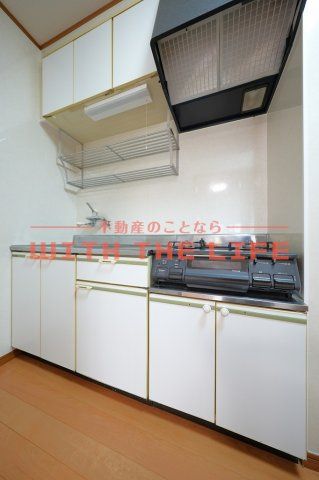 Villa早津崎【10.000円キャッシュバック対象物件】のキッチン|コンパクトなキッチンで掃除もラクラク