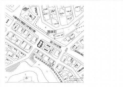 ㊷富塚町2156-38駐車場の地図