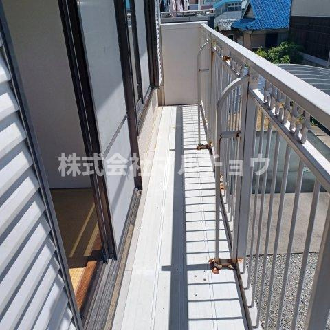 シティハイムカタマチのバルコニー|陽当たり良好なバルコニーです