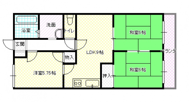 【間取り】 | パールハイツ21