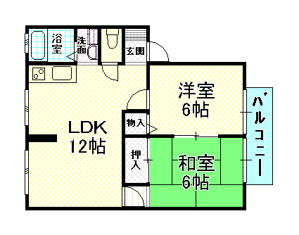 【間取り】 | エスポワール