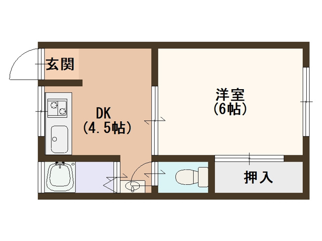 【間取り】 | ハイツ楓