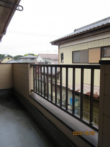 クサカベコーポのバルコニー