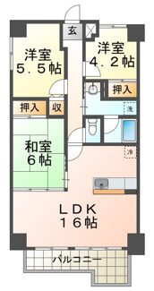 【間取り】 | パレ清水が丘