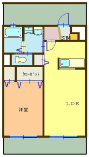 【間取り】 | ファミーユ旭台Ⅱ