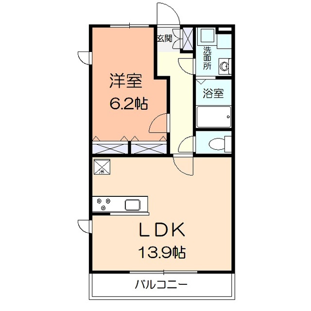 グレイシャス新横浜の間取り
