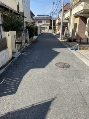 【前面道路含む現地写真】 | 八尾市刑部1丁目　建築条件なし土地