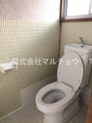 浦西アパートのトイレ|トイレです