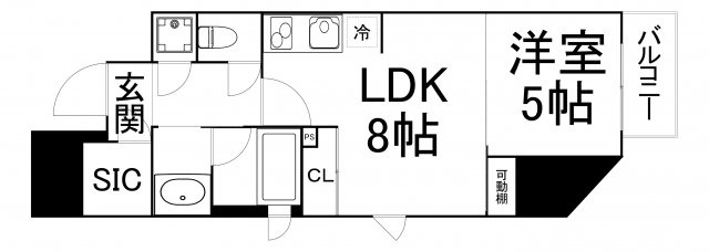 【間取り】 | シーズンフラッツ梅田北