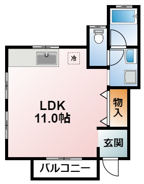 陽だまりとRu Finaの間取り
