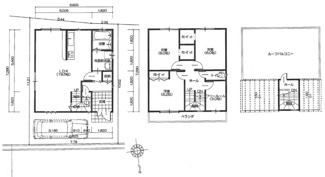 【間取り】 | 中石切町3丁目　新築戸建　B号地