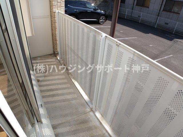ケイズウエスト神戸のバルコニー