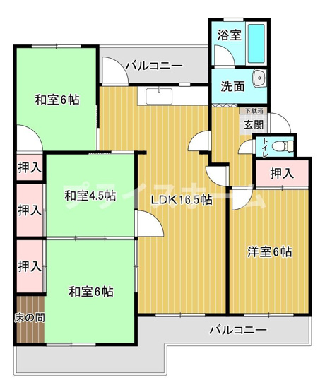 【間取り】 | 大町団地11棟