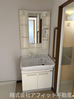 【洗面所】 | エトワール湯野 | 洗髪洗面化粧台