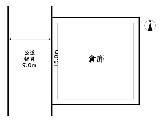 【間取り】 | たつの市龍野町北龍野／売倉庫