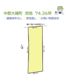中郡大磯町国府新宿　売地　74.36坪の画像