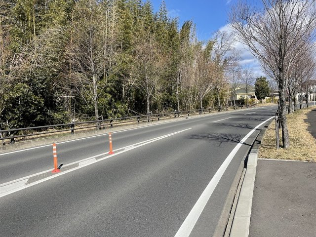 各務原市川島小網町の前面道路含む現地写真