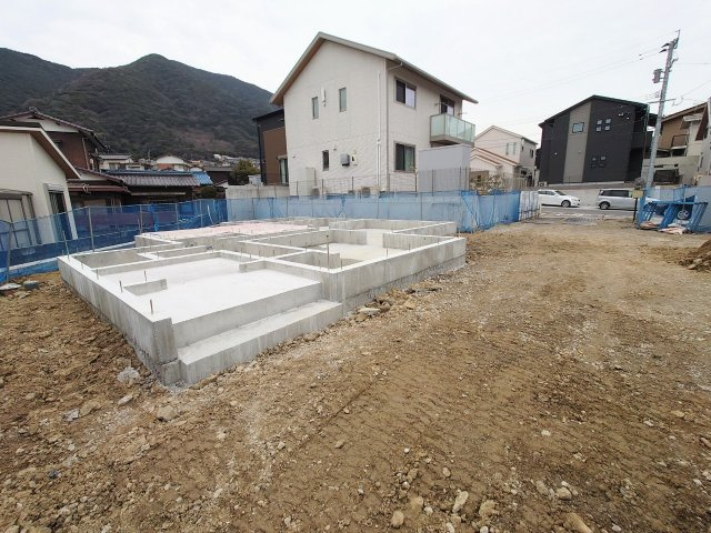 ーFIT－フィットー小倉南区葛原３丁目1期ー　【小倉南区　新築戸建て】の外観|現地撮影　2023,2,17　ーFIT－フィットー小倉南区葛原３丁目1期ー　【小倉南区　新築戸建て】