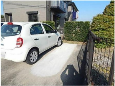 久留米市合川町の一戸建ての駐車場