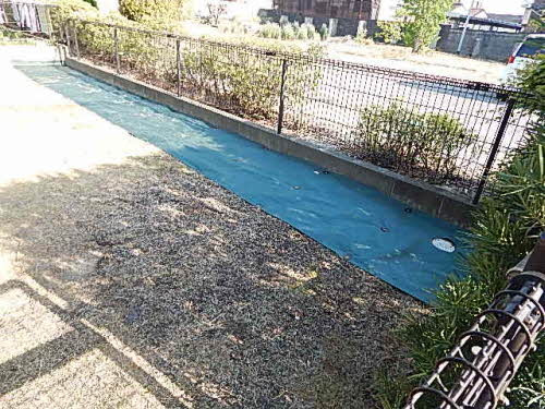 久留米市合川町の一戸建ての庭