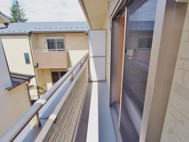 ハイツ海田稲荷町のバルコニー
