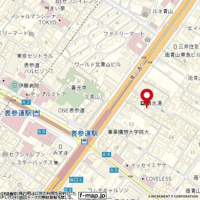 【地図】 | プリヴェール南青山