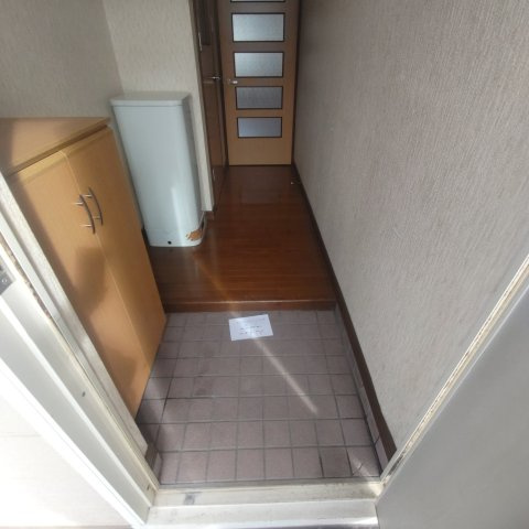 高木ハイツ（鷲別町）のバルコニー