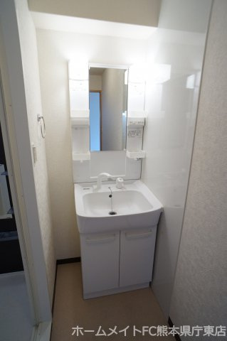 熊本市南区田迎１丁目の賃貸マンションの独立洗面台