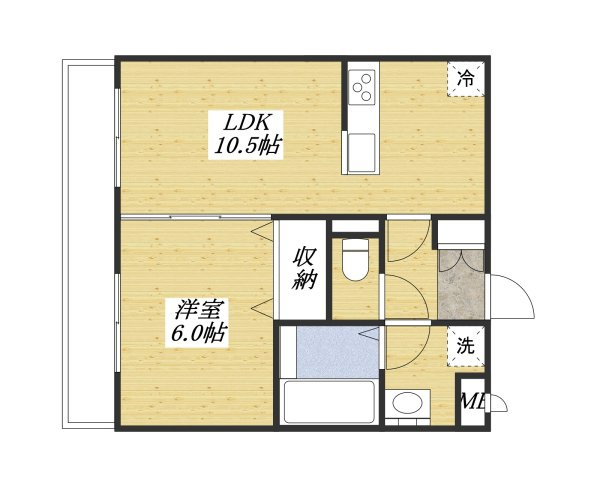リコルテ東福生の間取り