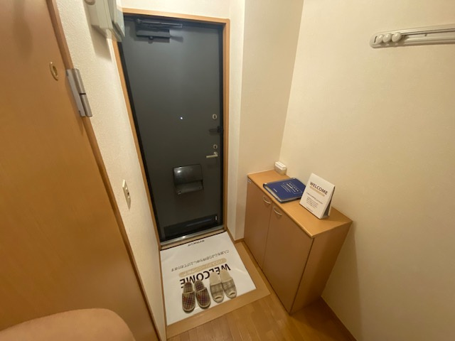 クレール新柏Bの玄関