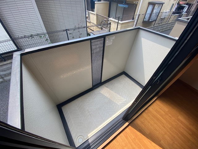 クレール新柏Bのバルコニー