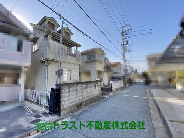 明石市西明石北町2丁目 売土地の前面道路含む現地写真