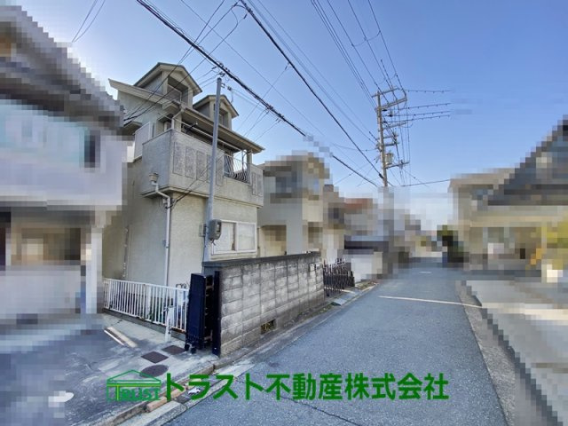 明石市西明石北町2丁目 売土地の前面道路含む現地写真